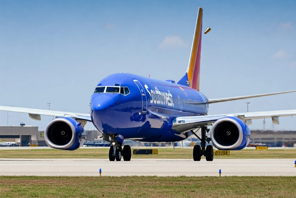 Southwest Plane Struck by Bullet at Dallas Love Field